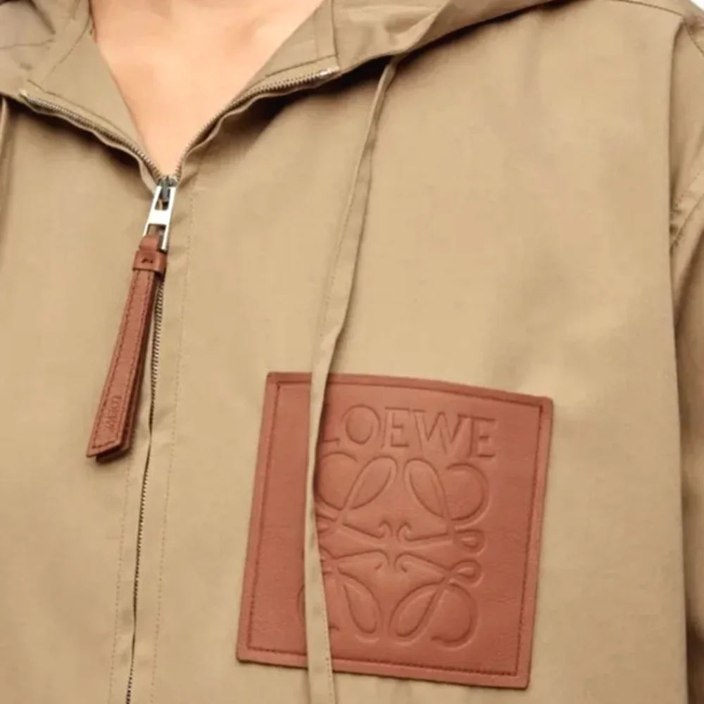 LOEWE🔥Anagram Jacket Parka with Hoodie *2023 Season* Sz 32/XXS - Picture 4 of 12